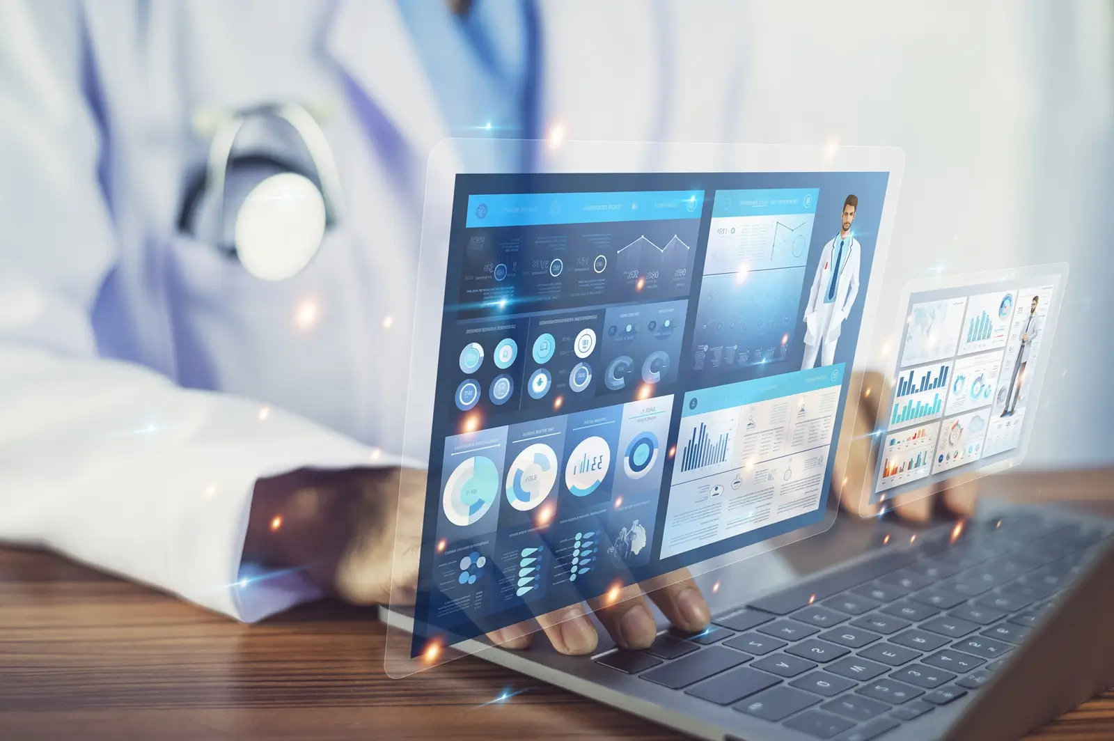 GDT-Schnittstelle zur Übergabe von Formulardaten an die Praxissoftware per Dateiexport.